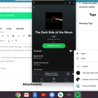 how to download a song on spotify app to your chromebook