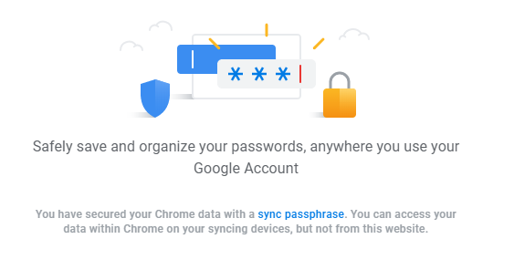 google chrome password manager fingerprint