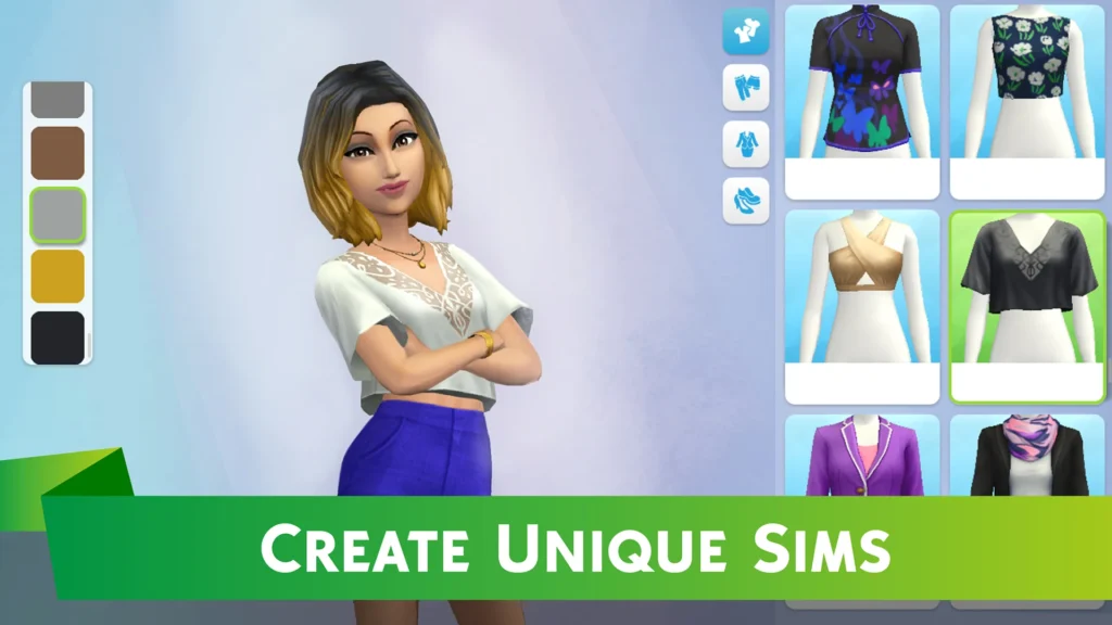 Create unique sims