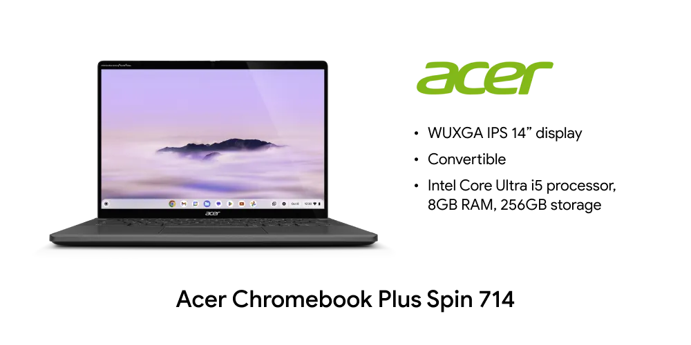 Acer chromebook plus spin 714