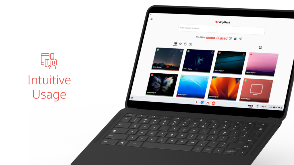 Anydesk on chromebook usage