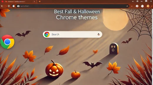 Best fall halloween themes for chrome