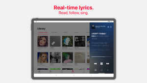 Real time lyrics