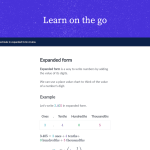 Learn on go